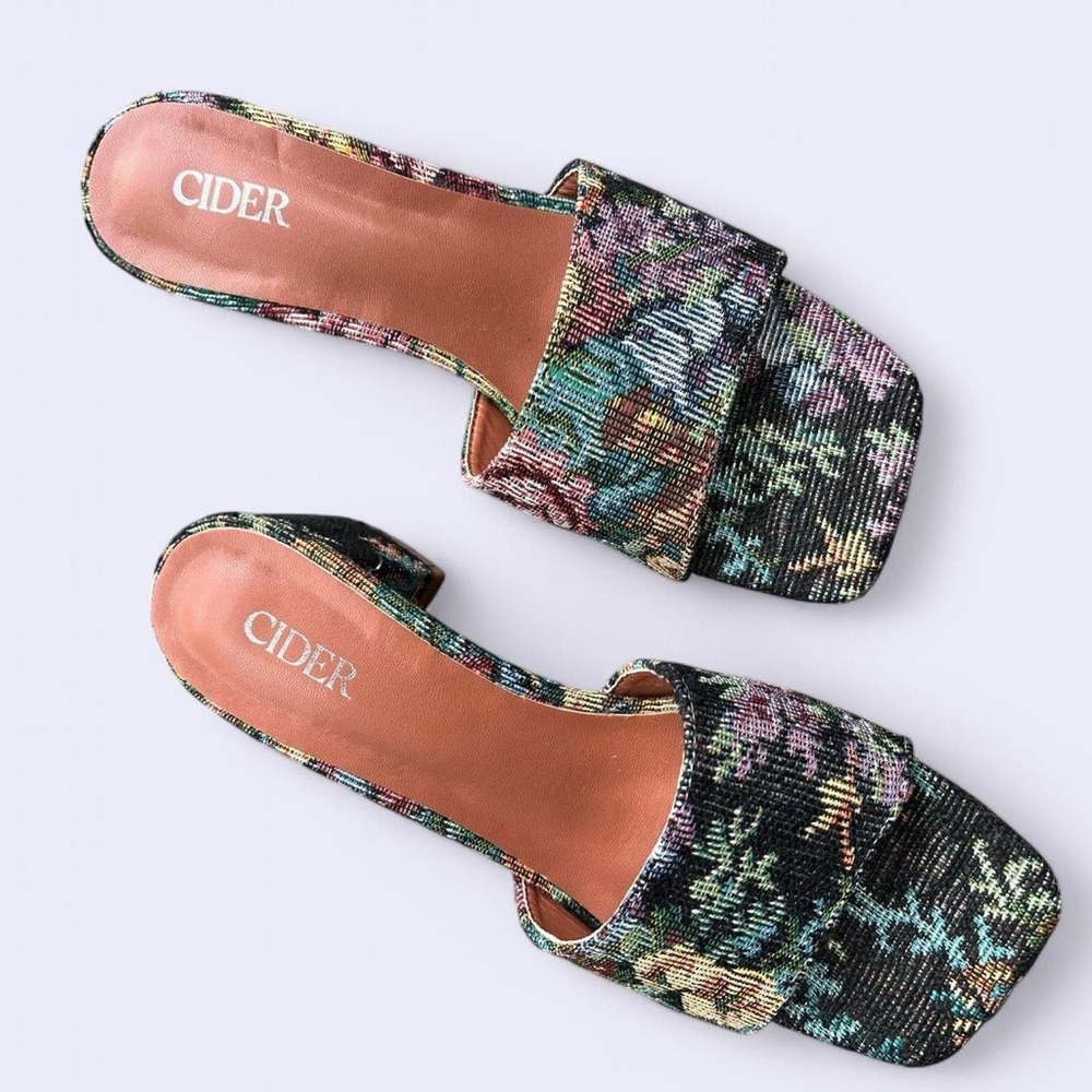 Cider Women's Floral Slide Sandals - Multicolor - Picture 3 of 3